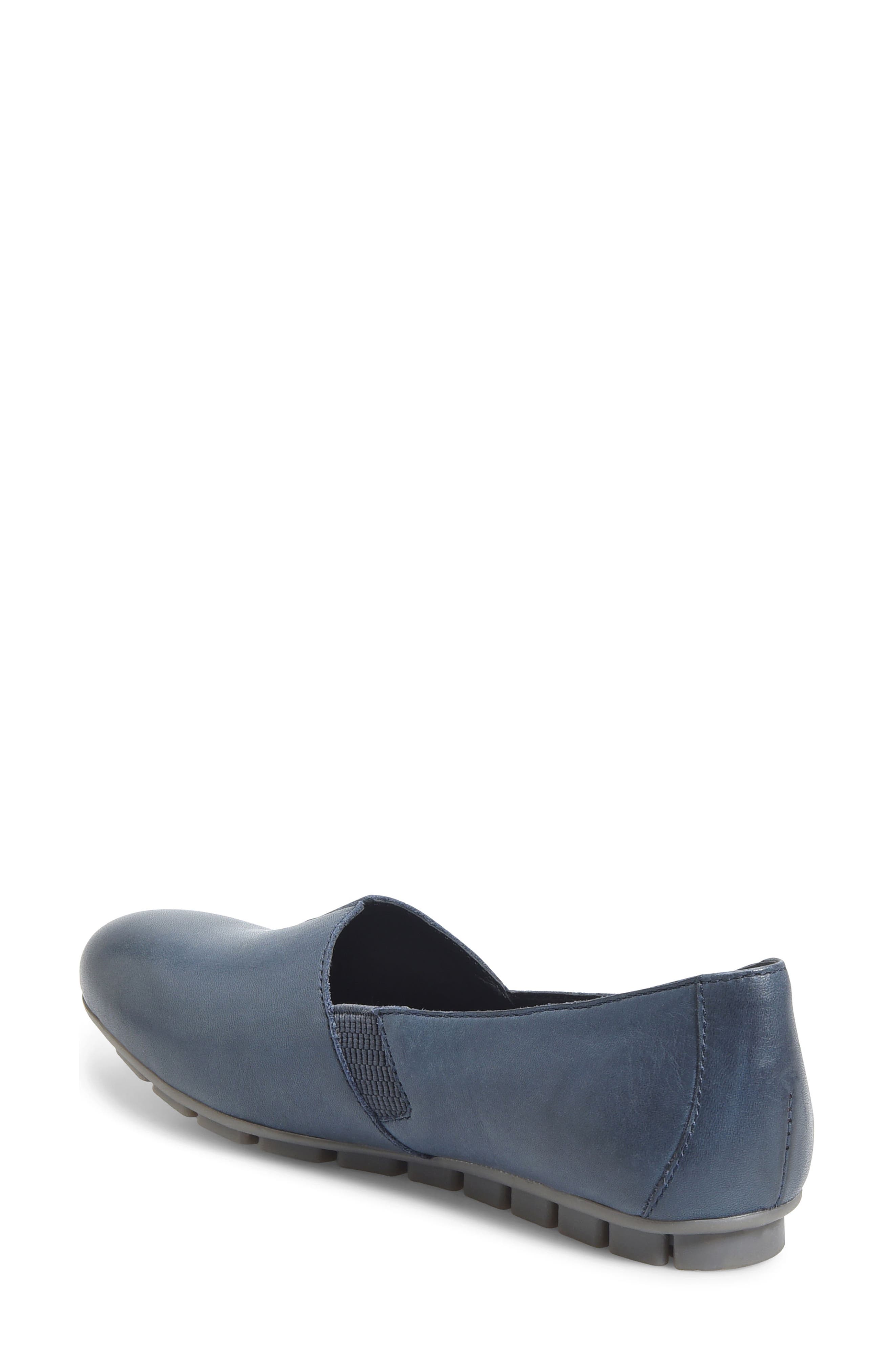 Børn 'Sebra' Flat, Alternate, color, Navy Leather