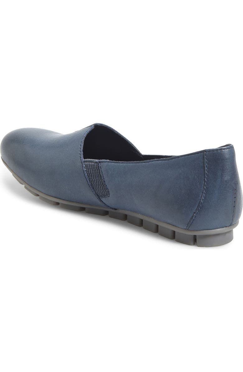 Børn 'Sebra' Flat, Alternate, color, Navy Leather