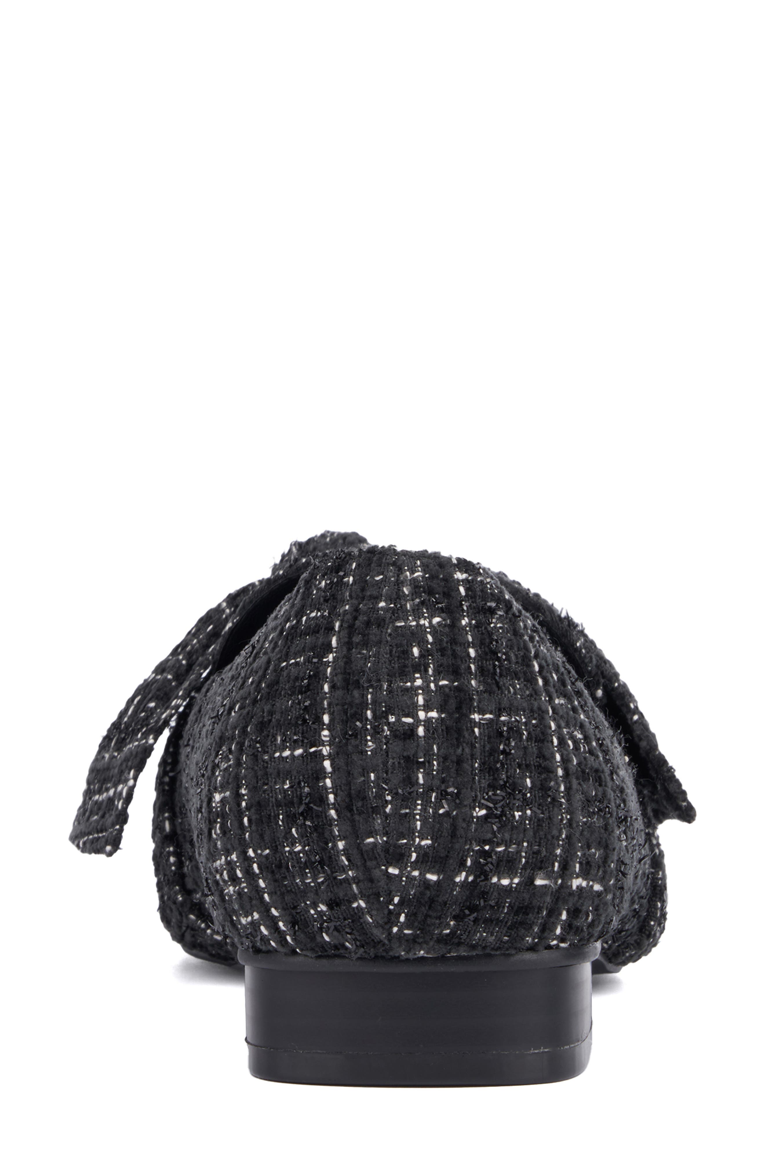 NEW YORK AND COMPANY Dominica Bow Loafer, Alternate, color, Black/White