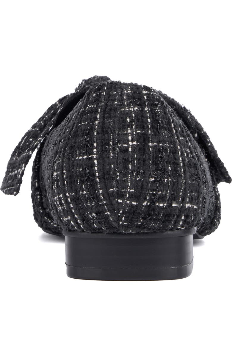 NEW YORK AND COMPANY Dominica Bow Loafer, Alternate, color, Black/White