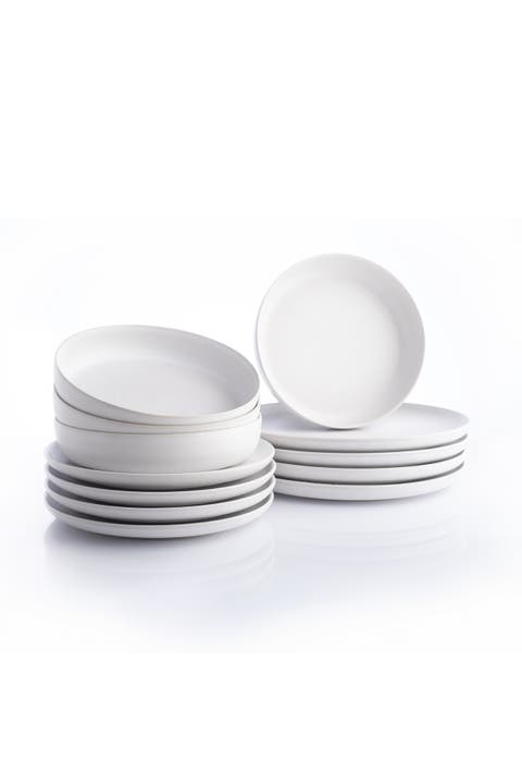 Macchio Stoneware 12-piece Dinnerware Set