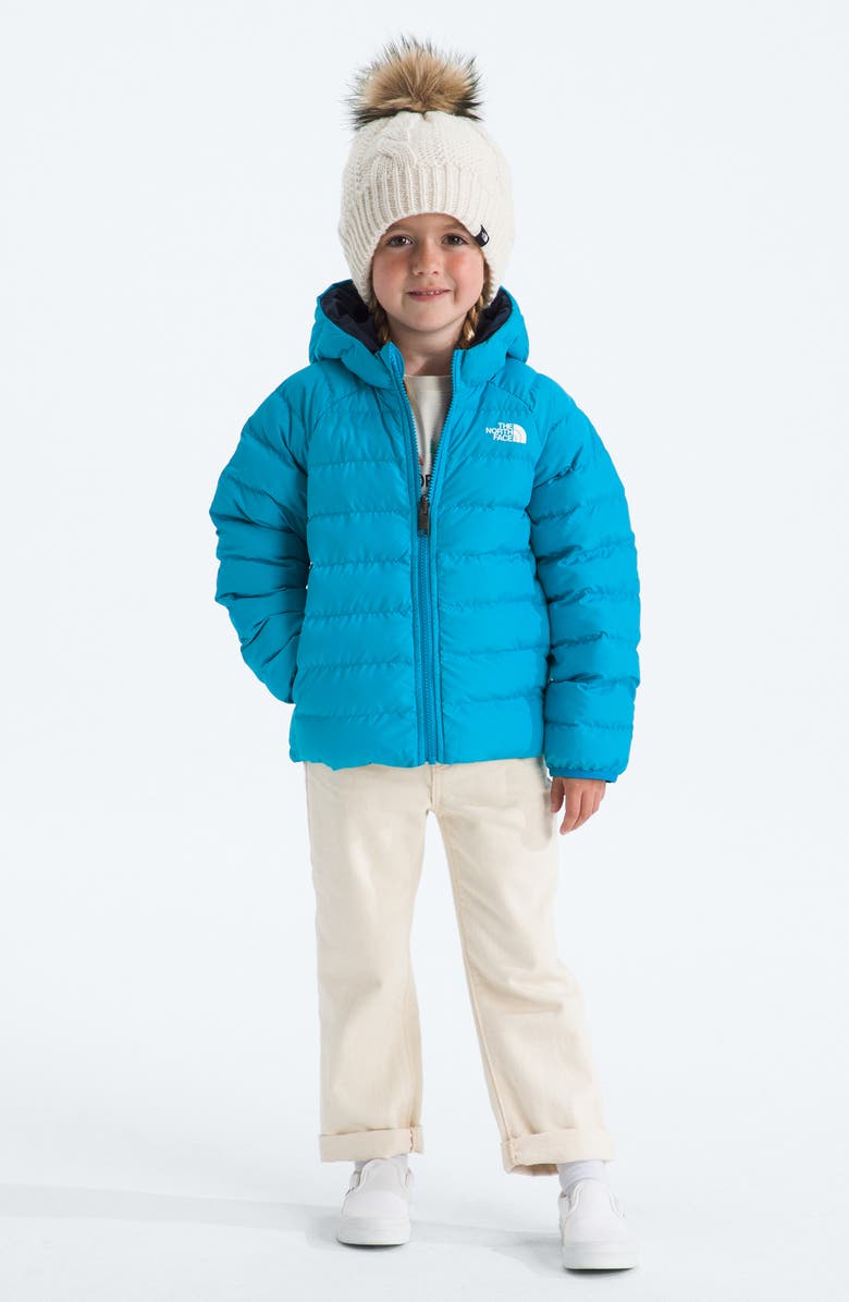 The North Face Kids' Perrito Reversible Water Repellent Jacket, Alternate, color, Meridian Blue