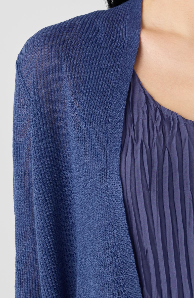 Eileen Fisher Organic Linen & Organic Cotton Cardigan, Alternate, color,