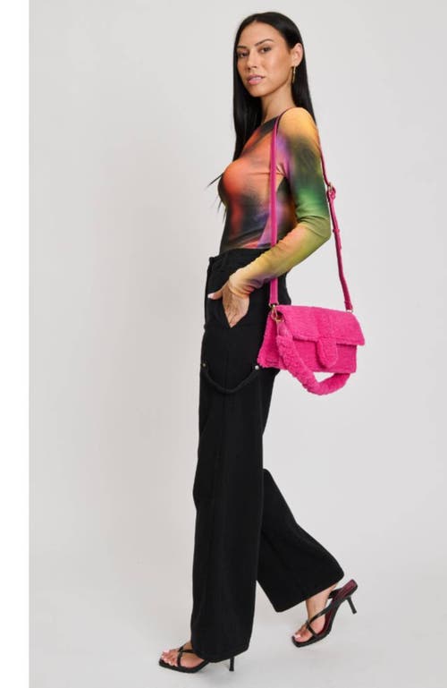 Moda Luxe Fergie Crossbody In Hot Pink