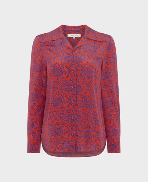 Arabella Silk Collar Blouse