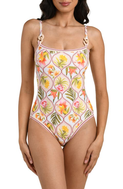 Palm One-Piece Swimsuit