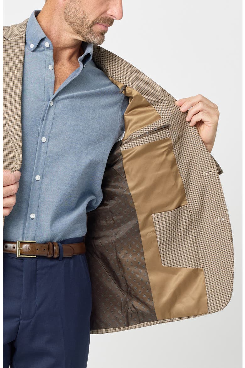 Check Sport Coat, Alternate, color, KHAKI