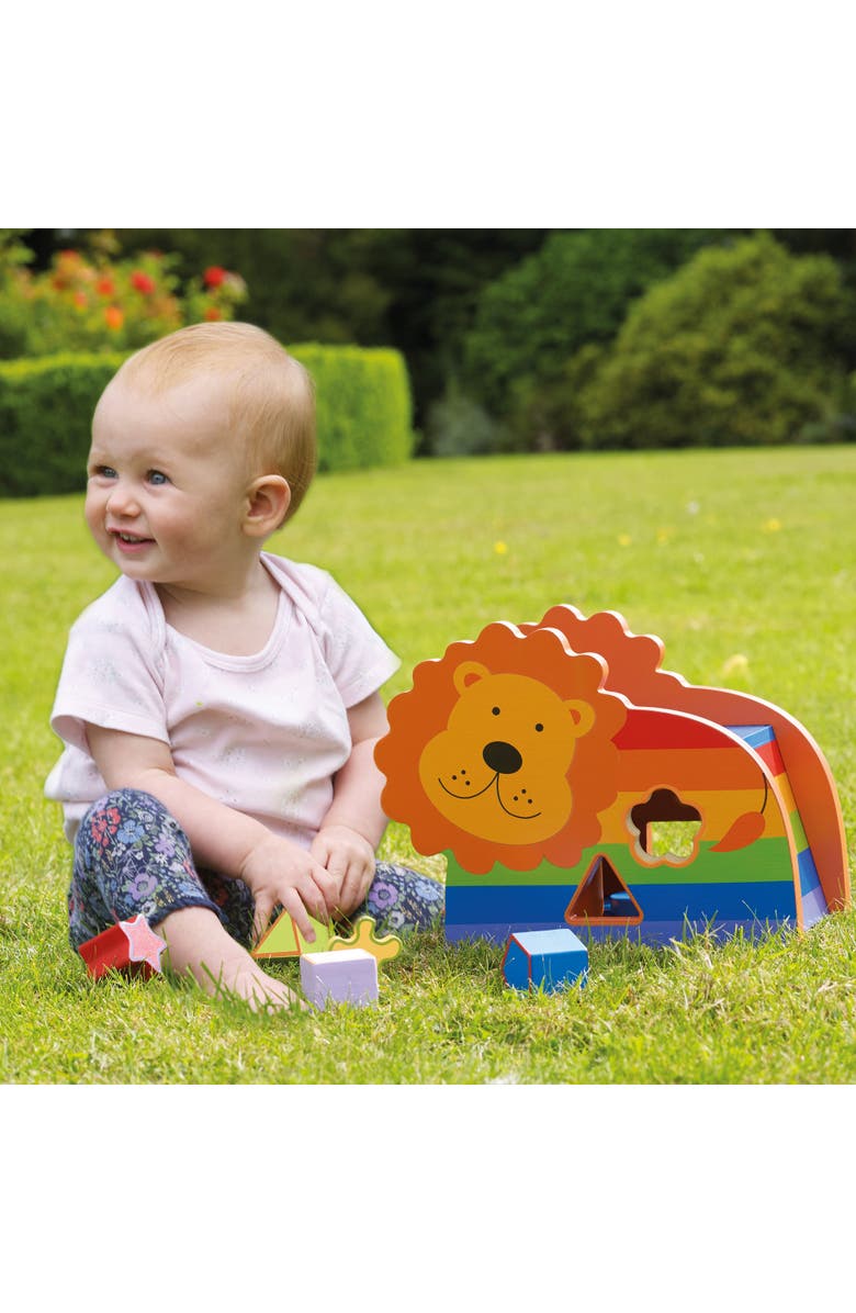 ORANGE TREE TOYS Shape Sorter Lion, Alternate, color, Multicolored