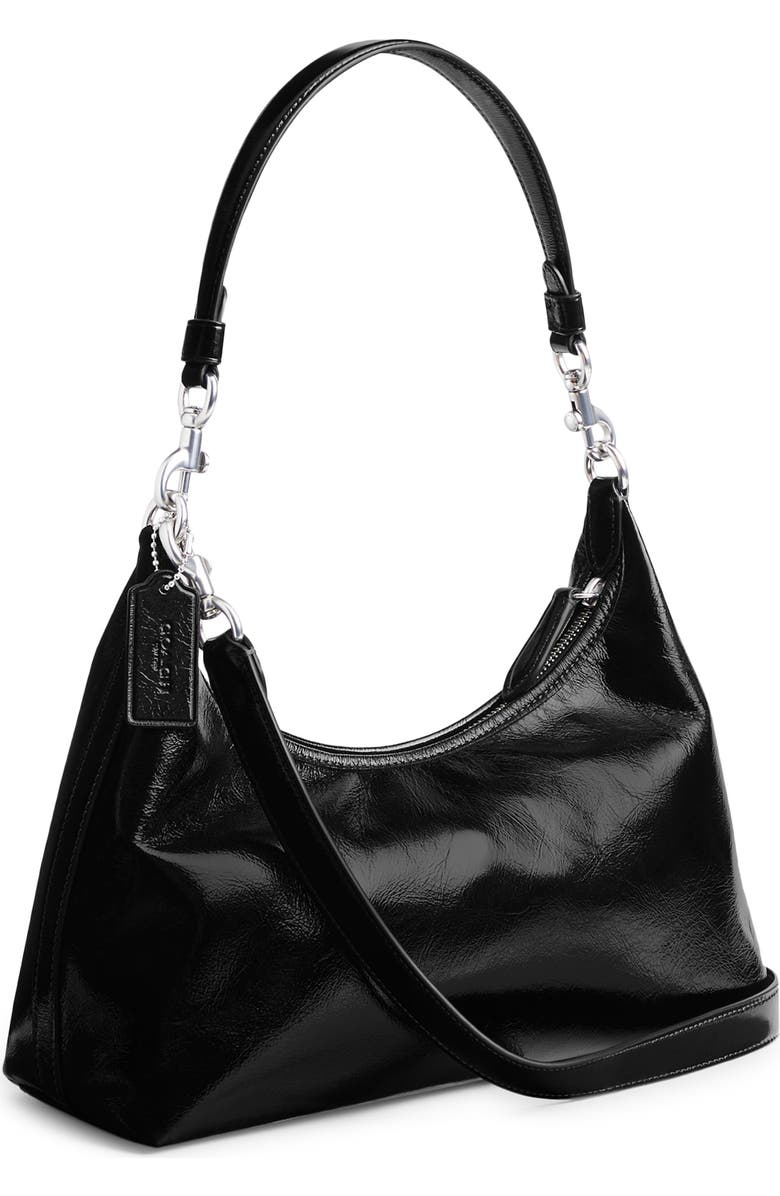 COACH Juliet Glazed Leather Shoulder Bag, Alternate, color,