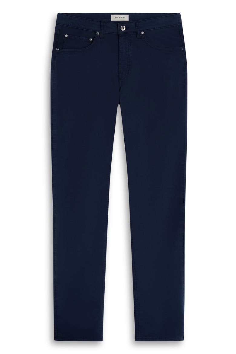 Stretch Cotton Pants, Alternate, color, NAVY
