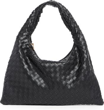 Woven Hobo Shoulder Bag