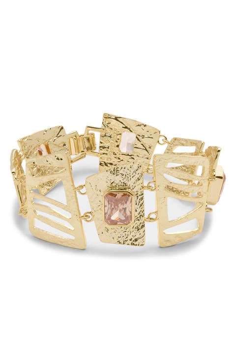 Elina Cubic Zirconia Link Bracelet