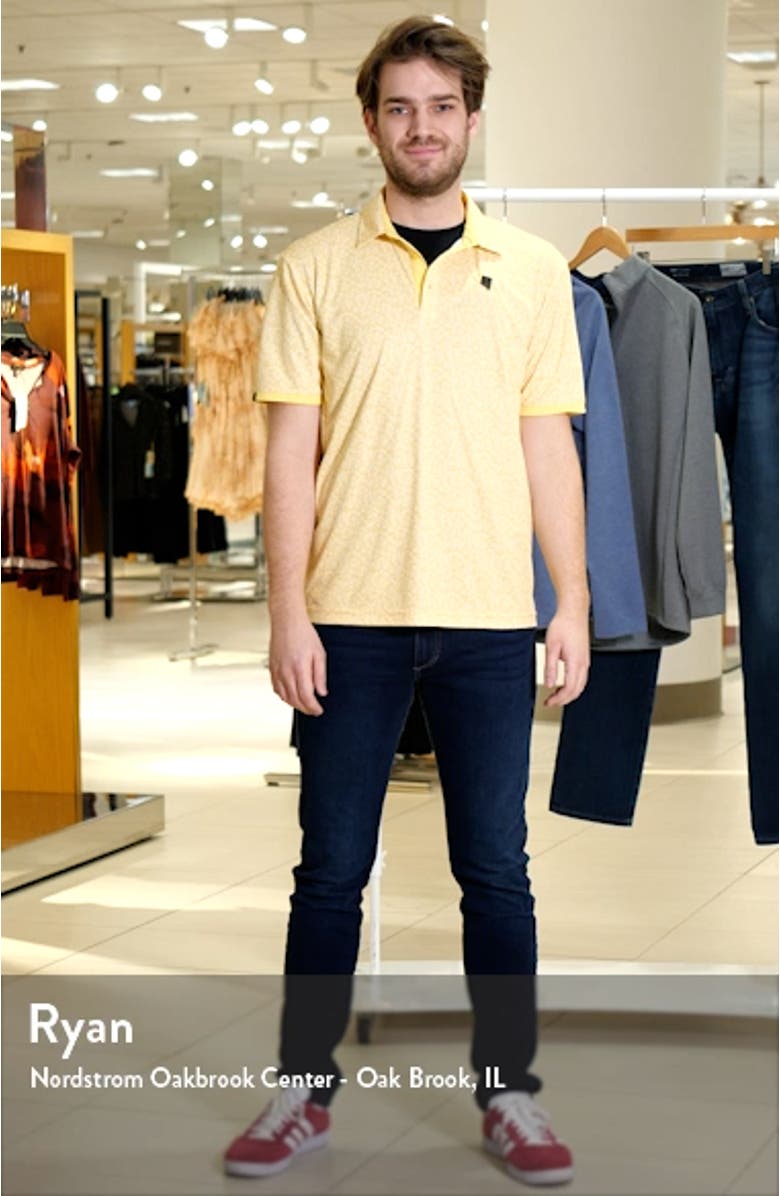 Fore Scatter Print Golf Polo, sales video thumbnail