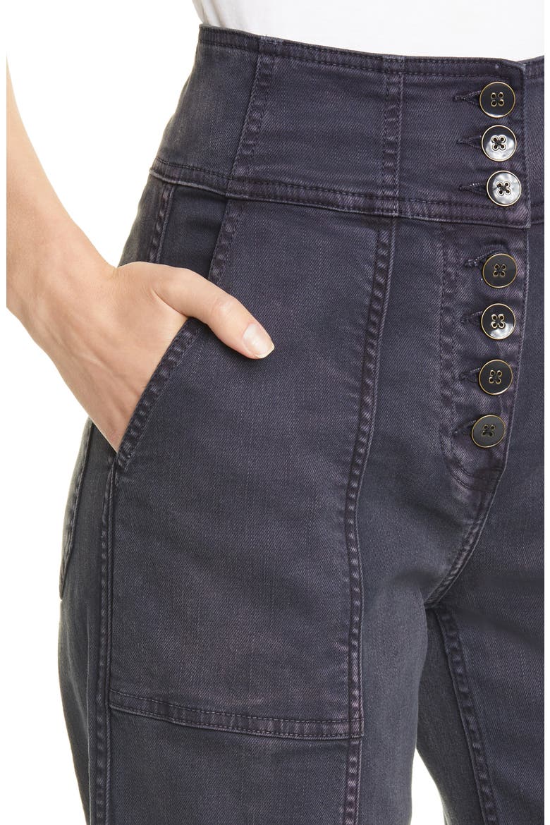 Greer Wide Leg Jeans, Alternate, color, CHARCOAL