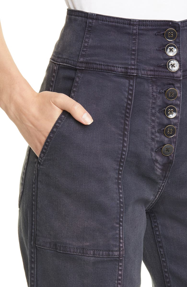 Ulla Johnson Greer Wide Leg Jeans, Alternate, color,