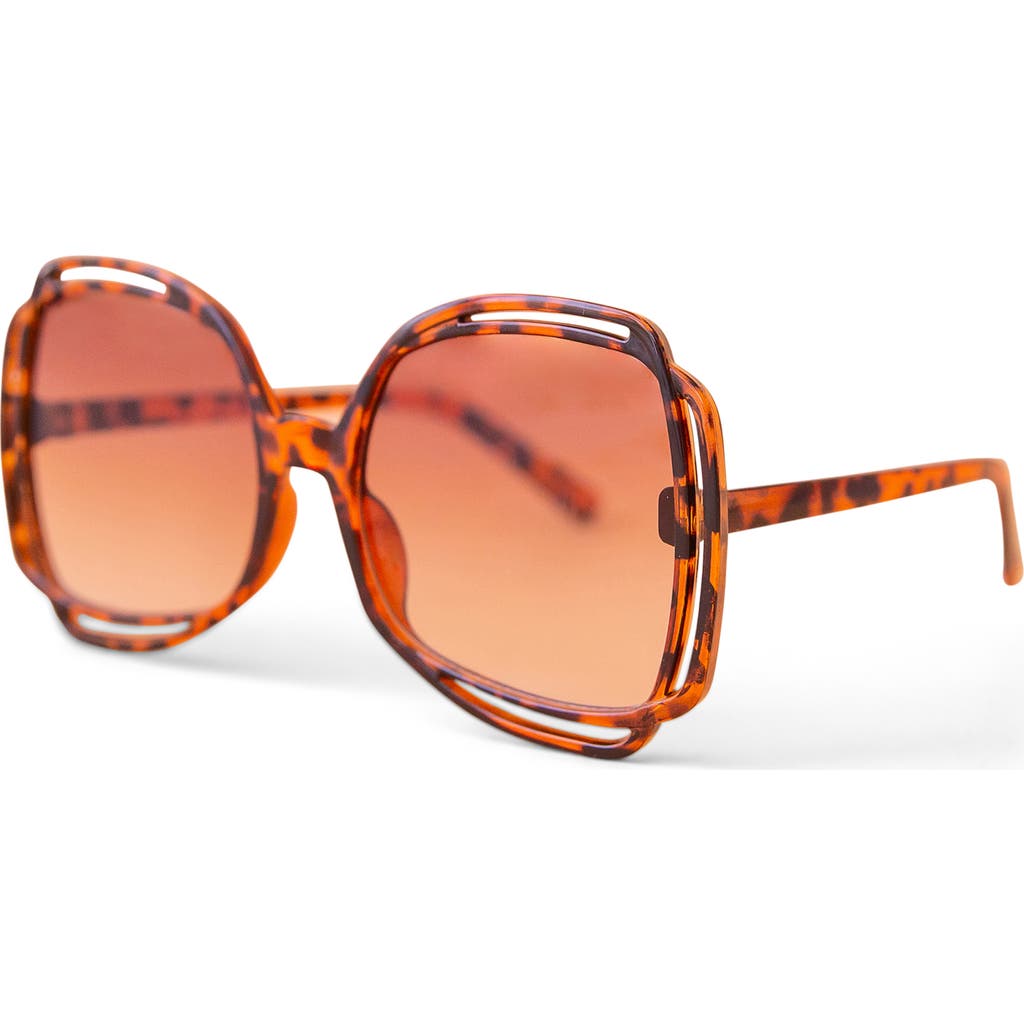 Sunshine Studios Sophia Sunglasses In Brown