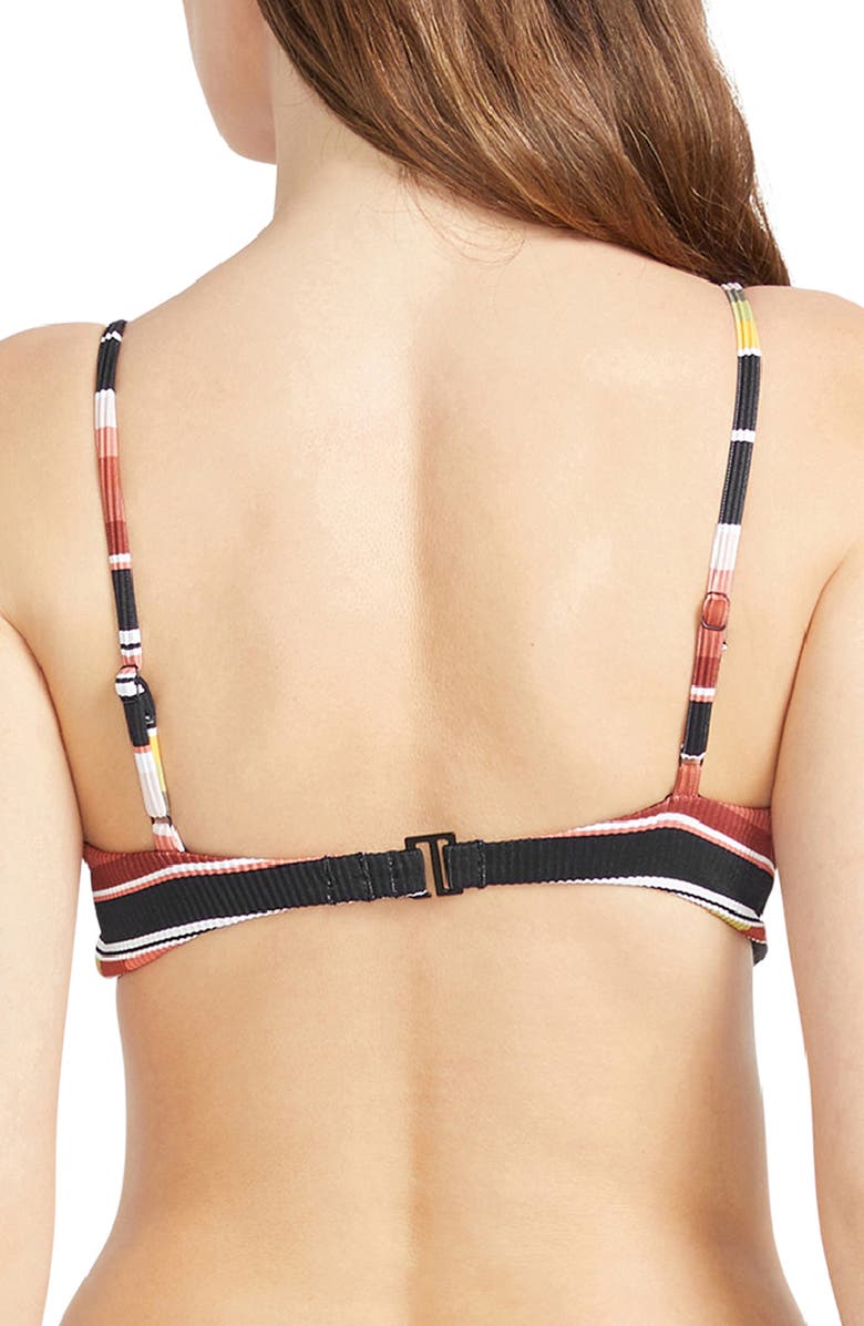 Volcom Beach Trip Twist Swim Top, Alternate, color, 