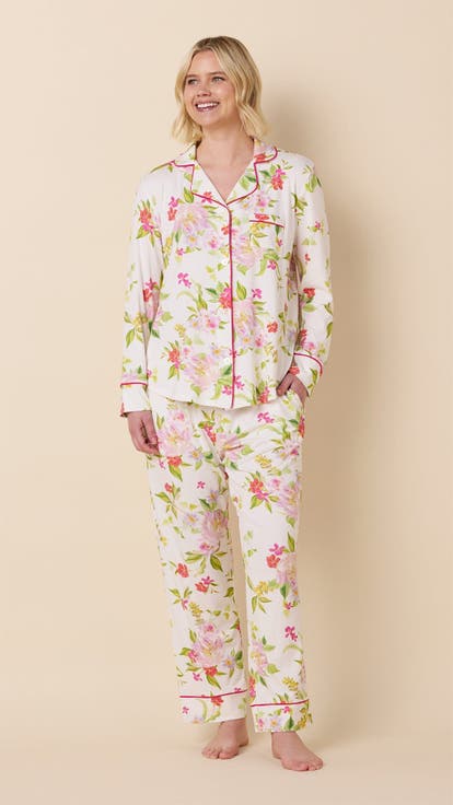Pima Knit Long-Sleeved Pajama