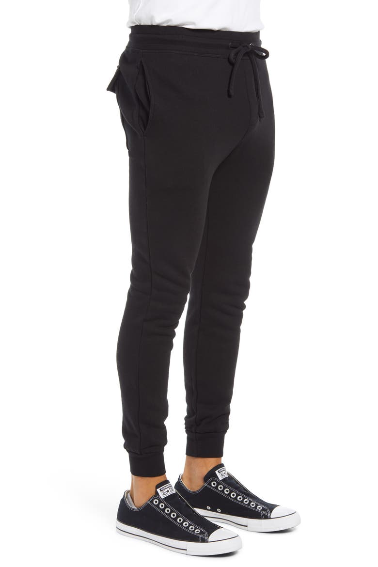 Loop Terry Joggers, Alternate, color, BLACK