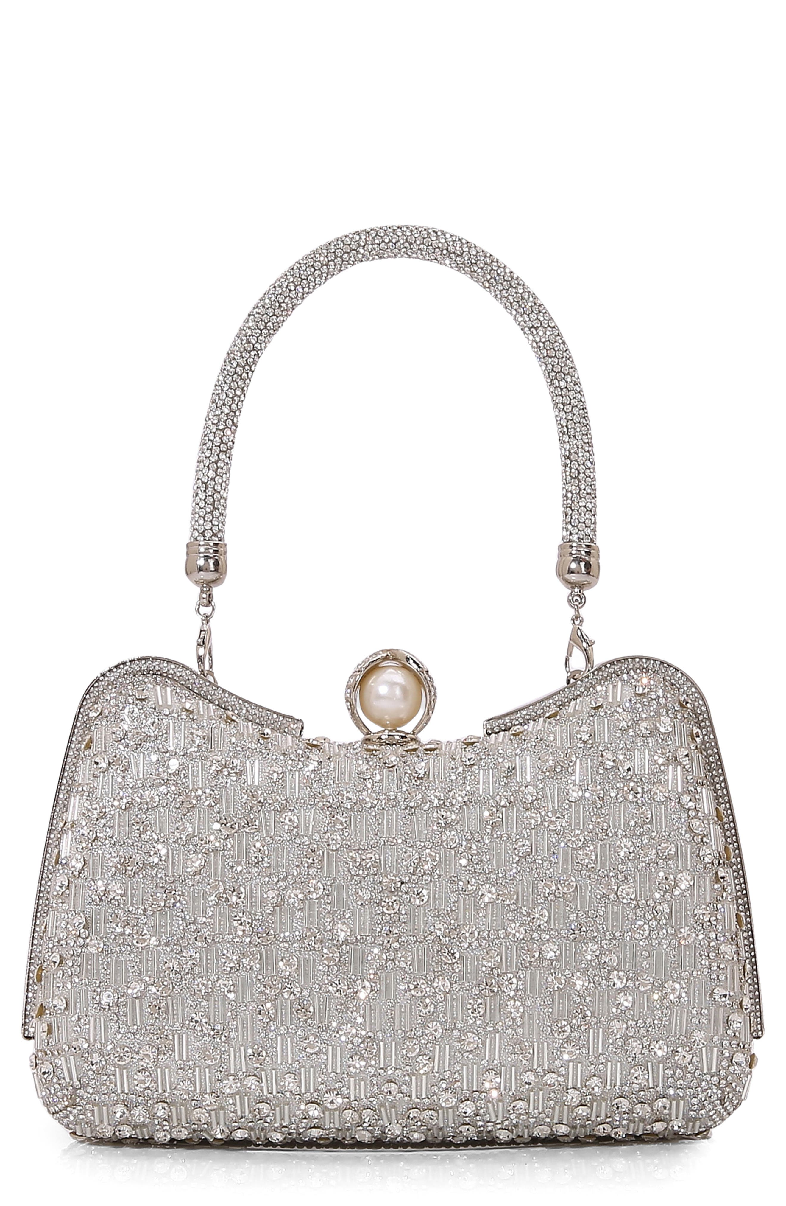 BERNESS Rhinestone Embellished Handbag
