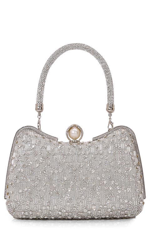 Rhinestone Embellished Handbag