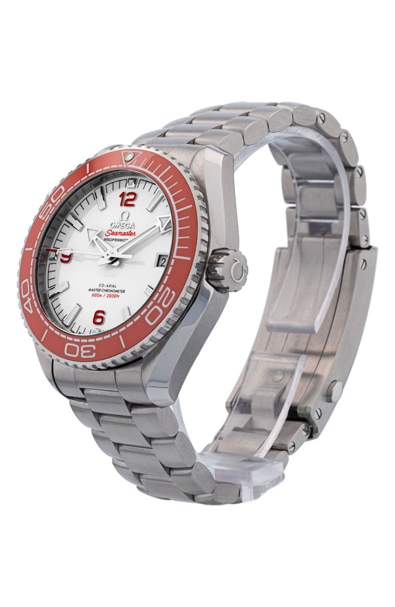 Watchfinder & Co. Omega Preowned 2024 Planet Ocean 215.30.44.21.04.001 Bracelet Watch, 44mm, Alternate, color, White