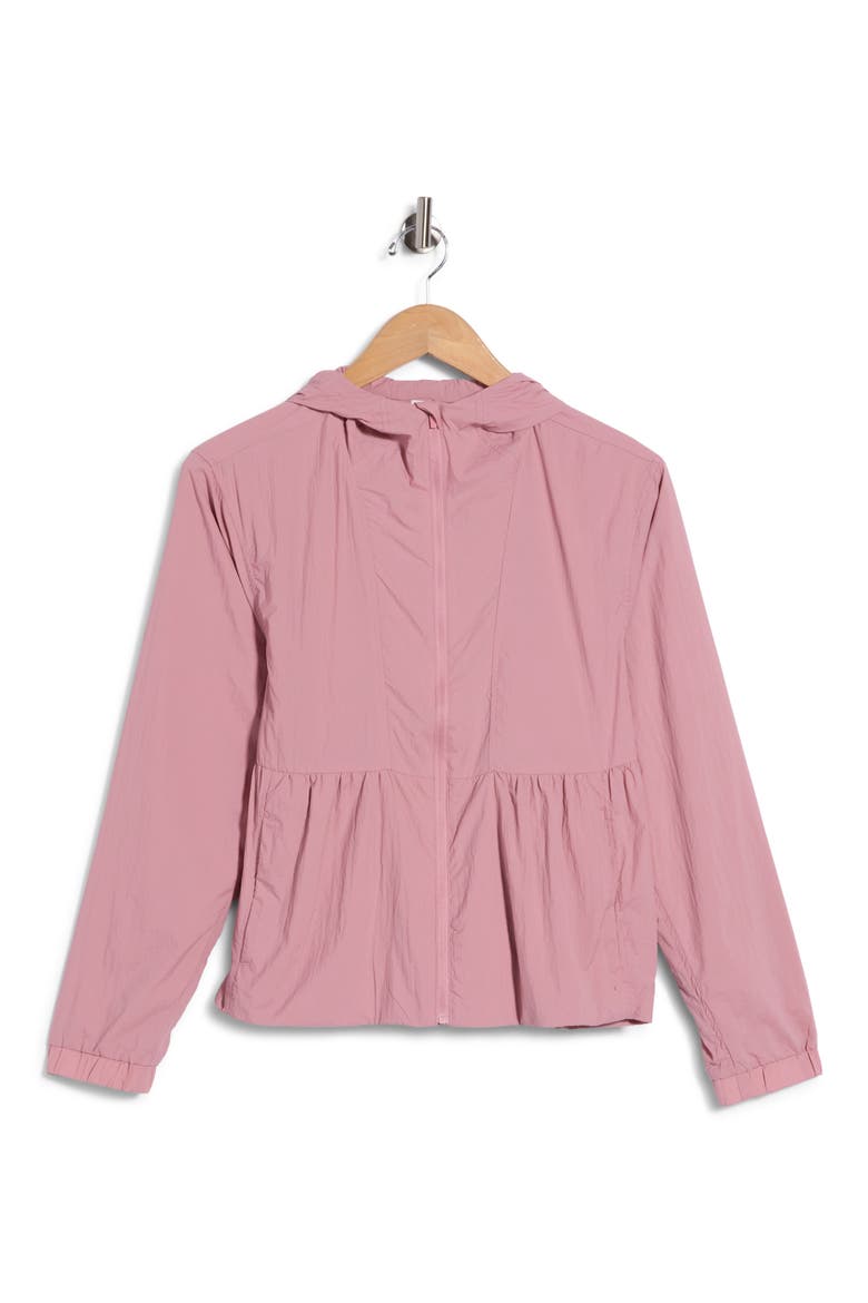 Radiant Sherry Peplum Jacket, Alternate, color, PINK PLUM