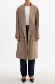 LAMARQUE THARA | Shawl Collar Wool Coat