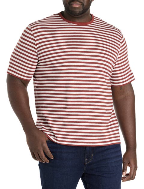 Big & Tall Tiburt 457 Striped T-Shirt