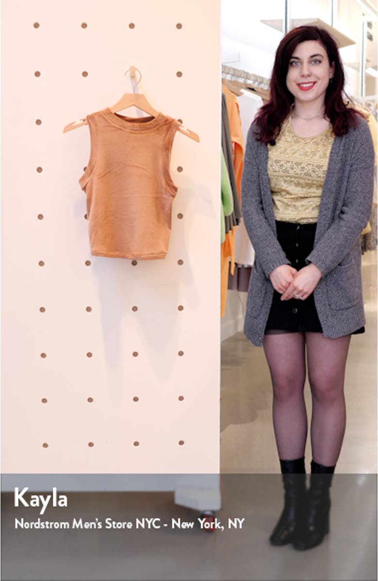 Velour Crewneck Tank, sales video thumbnail