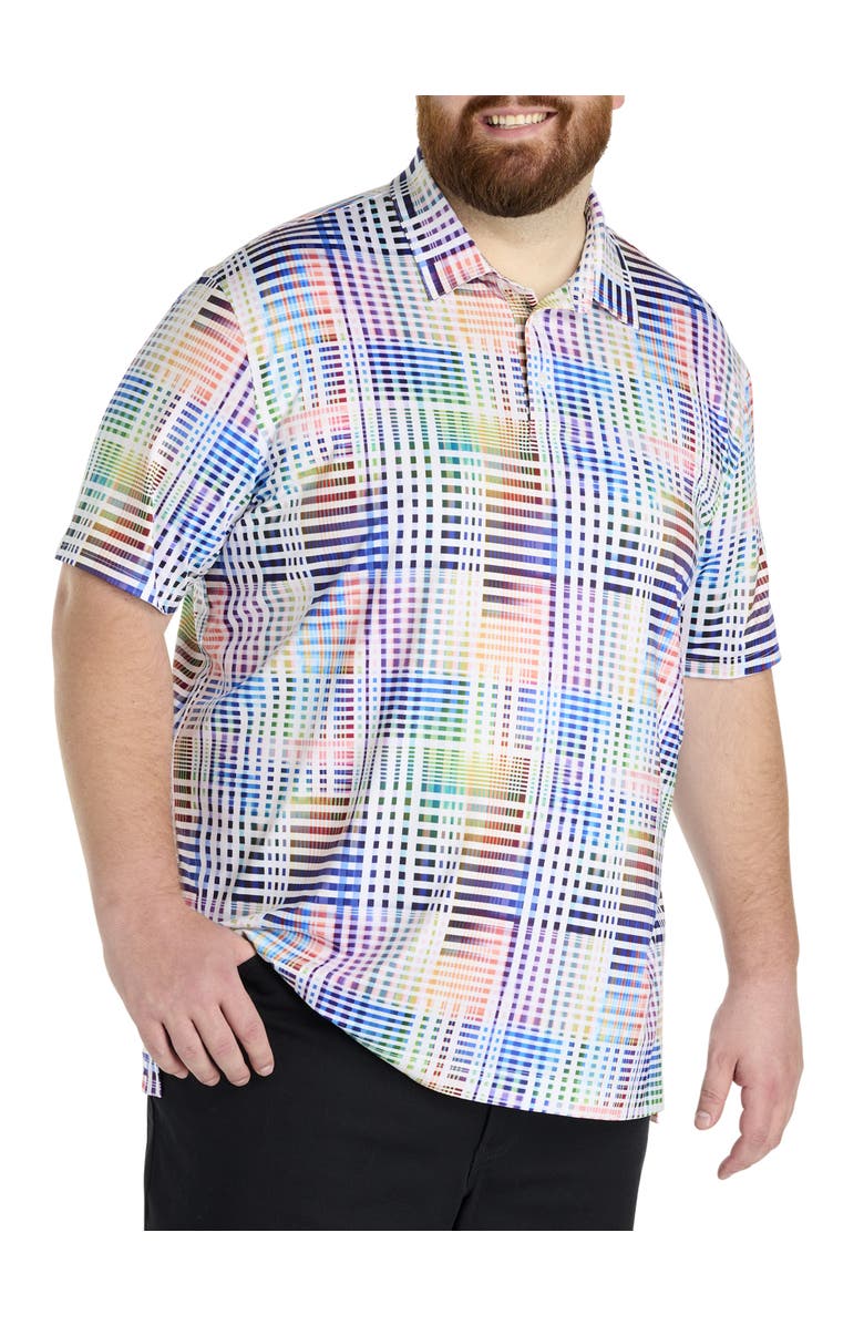Robert Graham DXL Big & Tall  Wallis Polo Shirt, Main, color, 