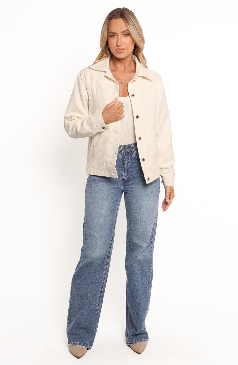 Petal & Pup Sandy Bouclé Jacket, Alternate, color, White