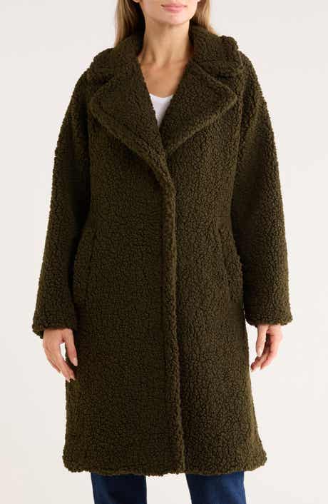 Lucky Brand Missy Faux Shearling Coat