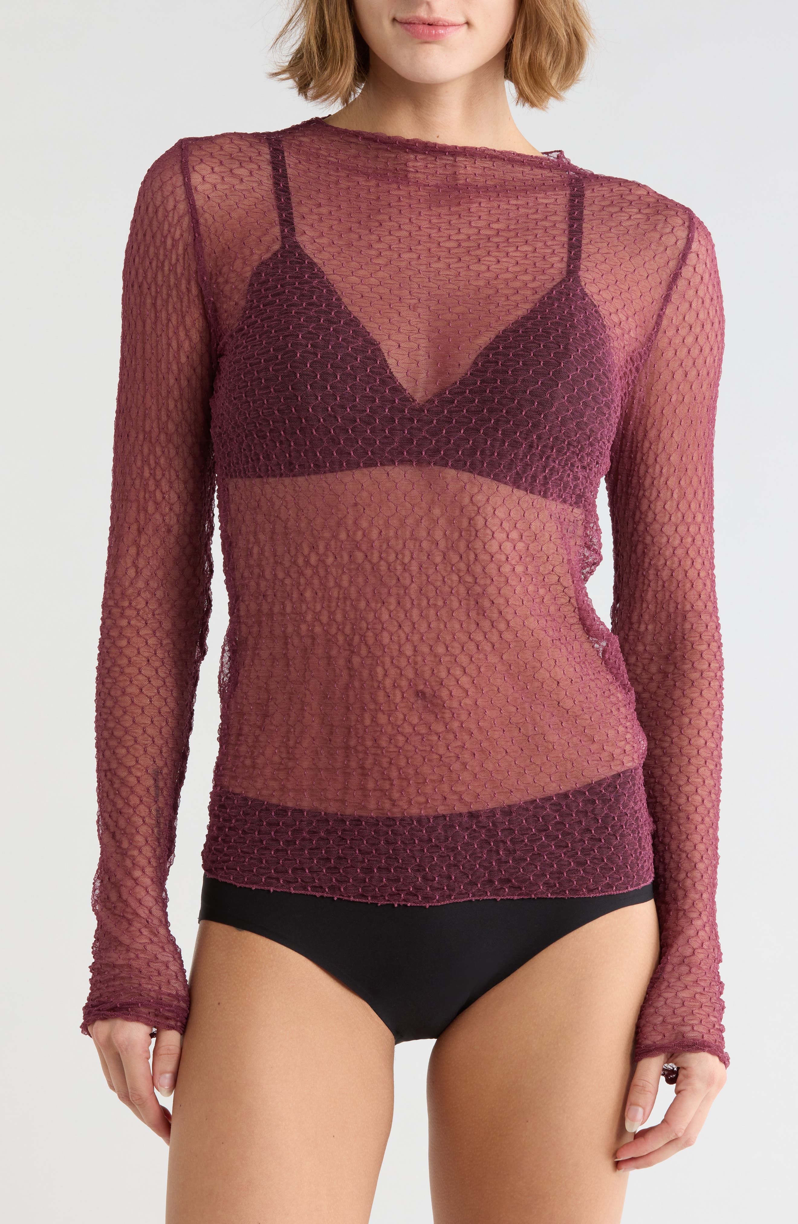 Minding My Business Sheer Top