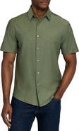 Brooklyn Brigade Solid Mapleton Luxe Cross Dyed Short Sleeve Shirt