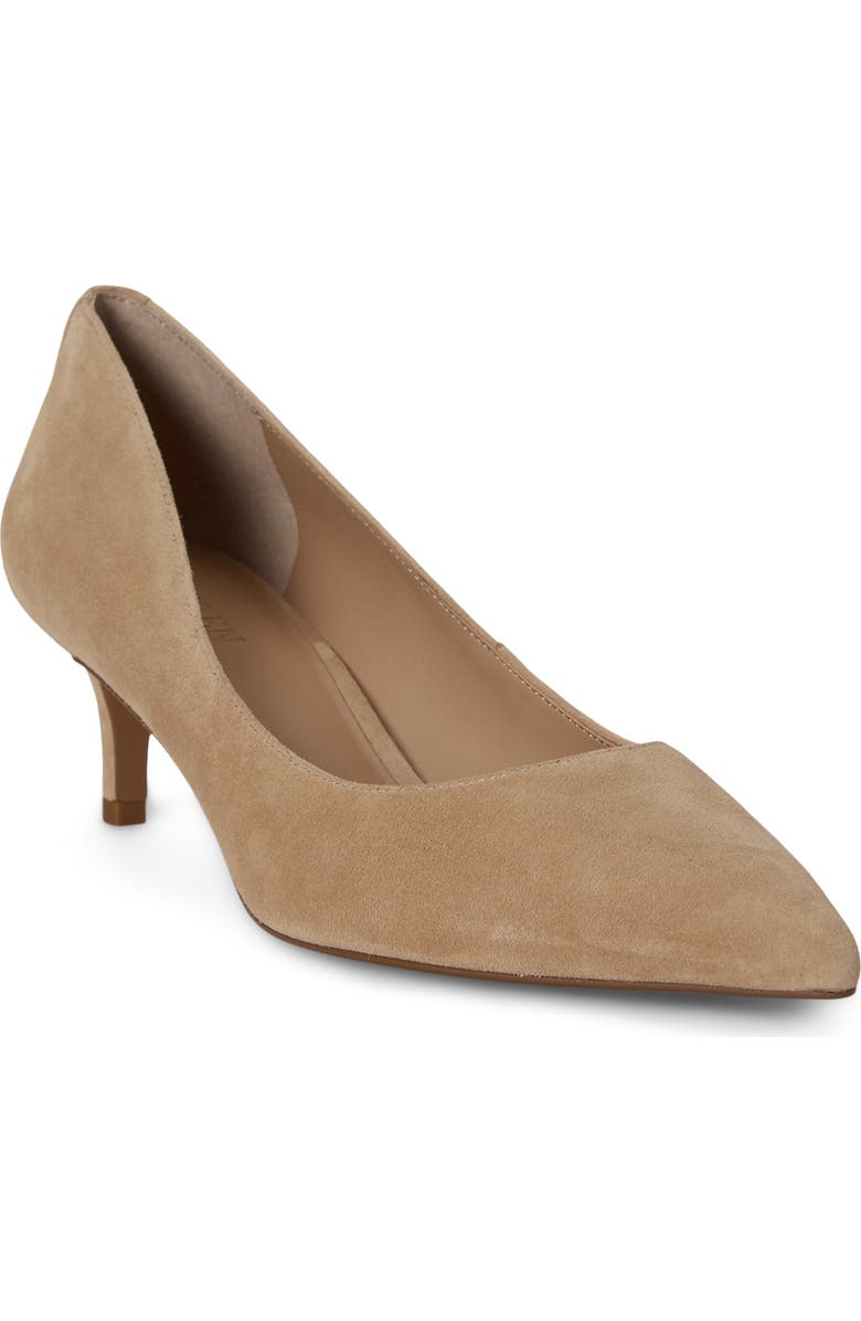 Ralph Lauren Adrienne Pointed Toe Pump, Main, color, Tan