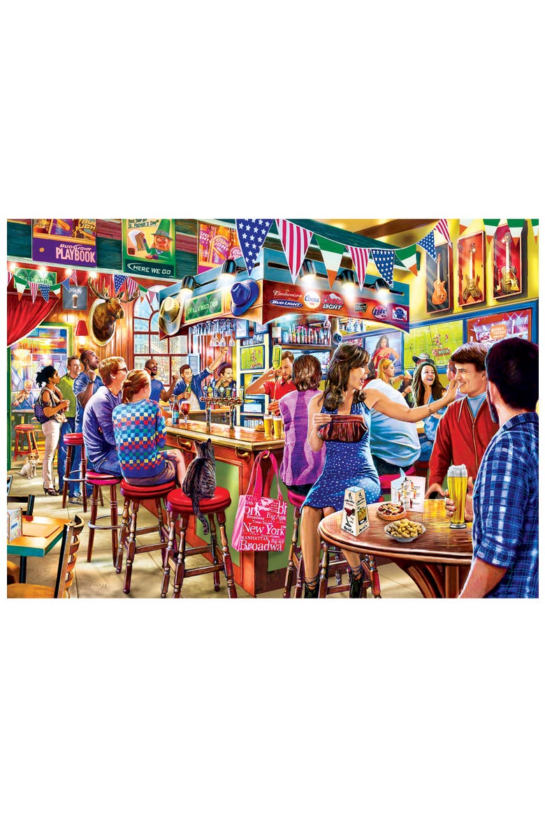 Duffy's Sports & Suds 500 Piece Puzzle, Alternate, color, Multicolor