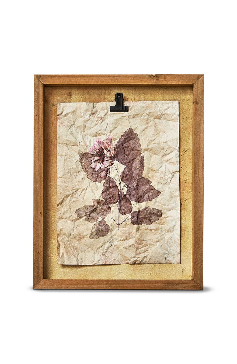 tag Wildflower Shadow Box Wall Art Blush Pink Summer Decor, Main, color, Pink