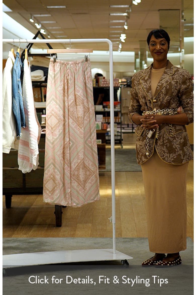 Varia Floral High Waist Wide Leg Pants video