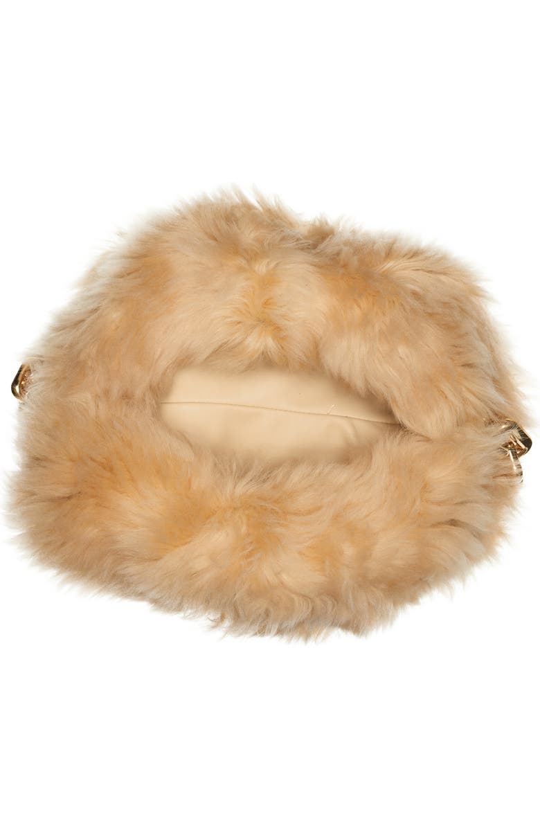 Bottega Veneta The Chain Pouch Genuine Shearling Shoulder Bag, Alternate, color,