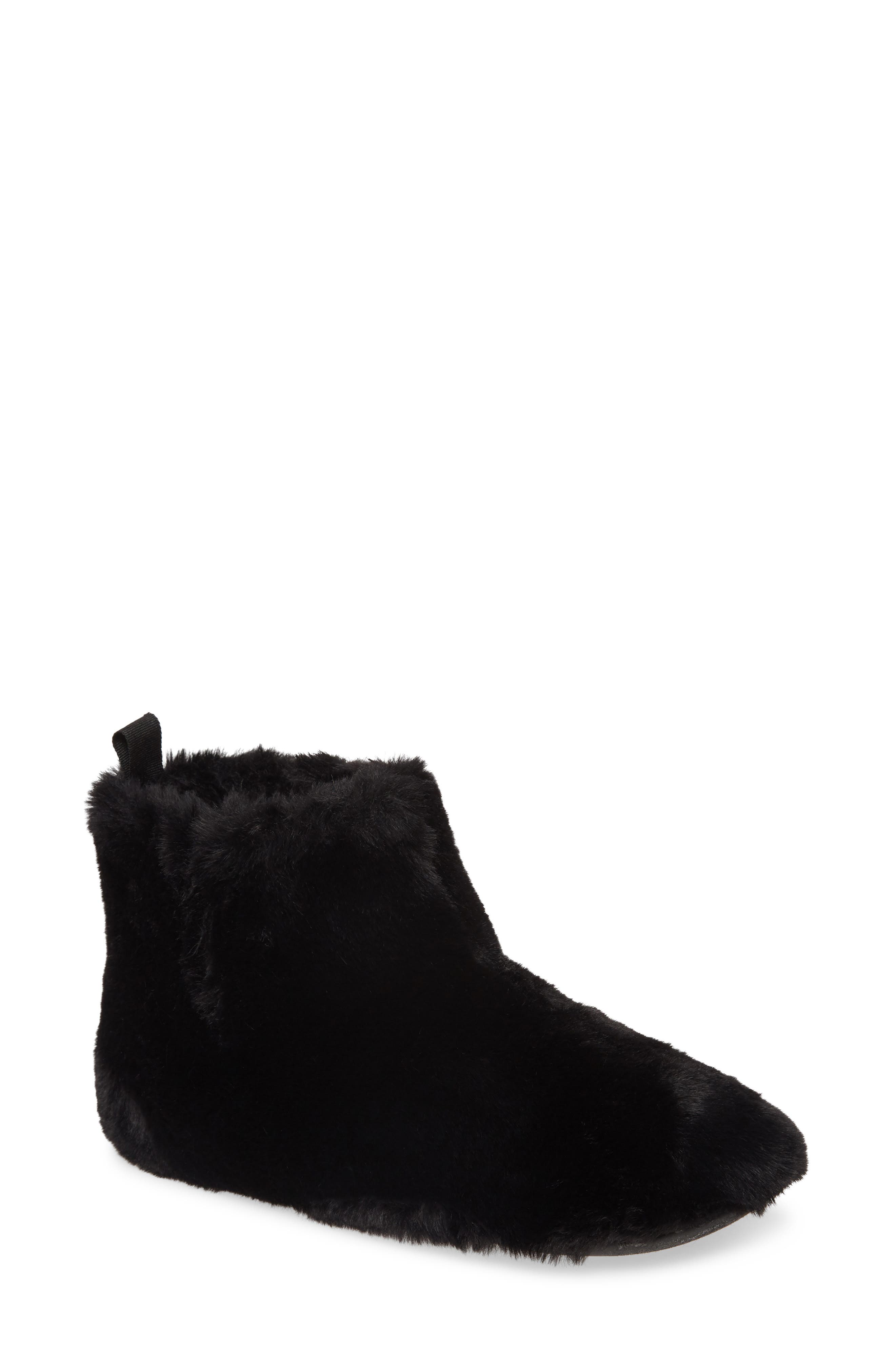 FitFlop Faux Fur Slipper Bootie, Main, color, 