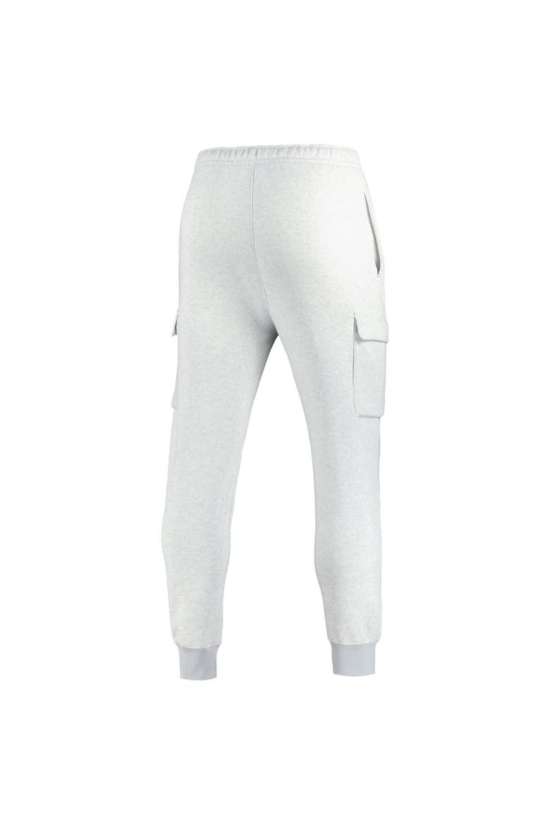 Men's Nike Heather Gray Purdue Boilermakers Club Cargo Jogger Pants, Alternate, color, Heather Gray