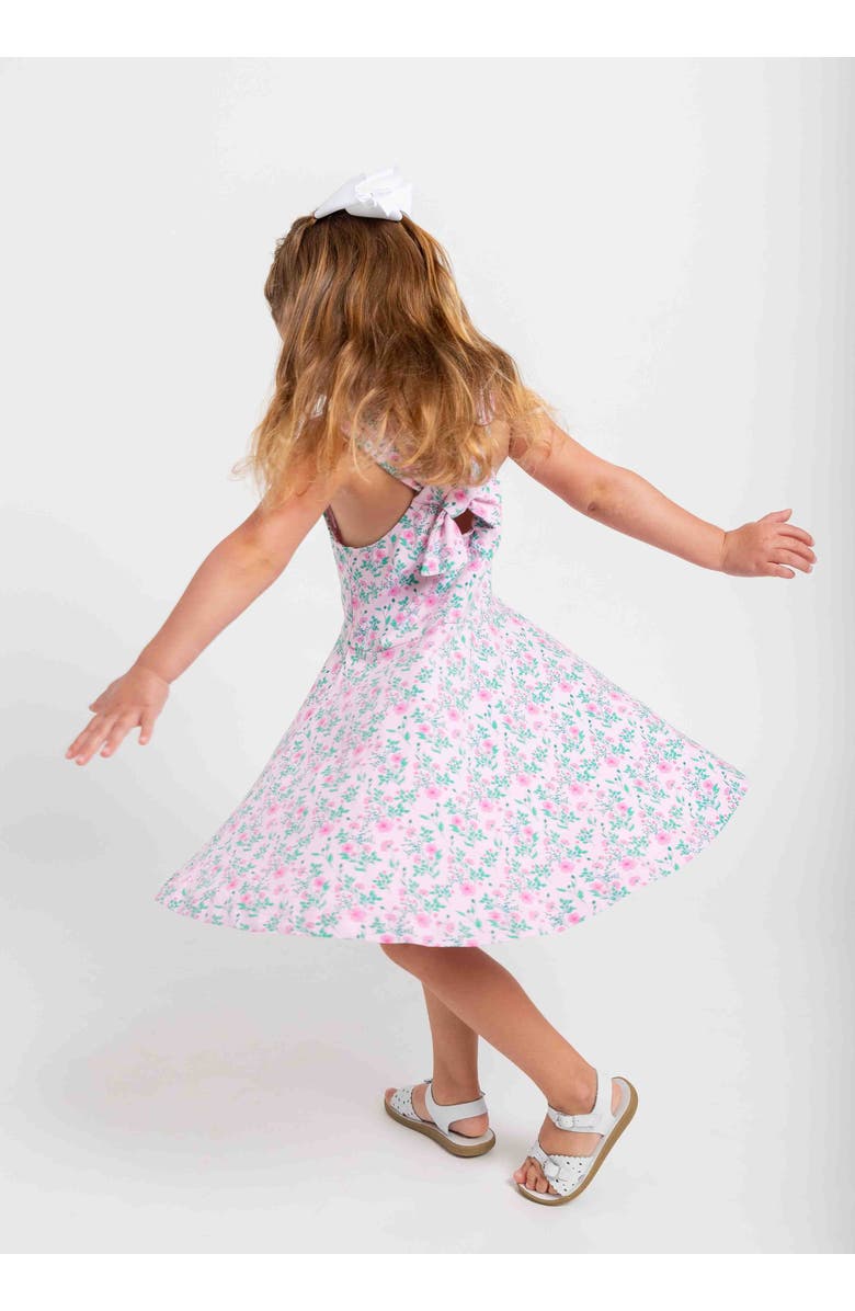 Florence Eiseman Floral Print Twirl Dress, Alternate, color, Pink