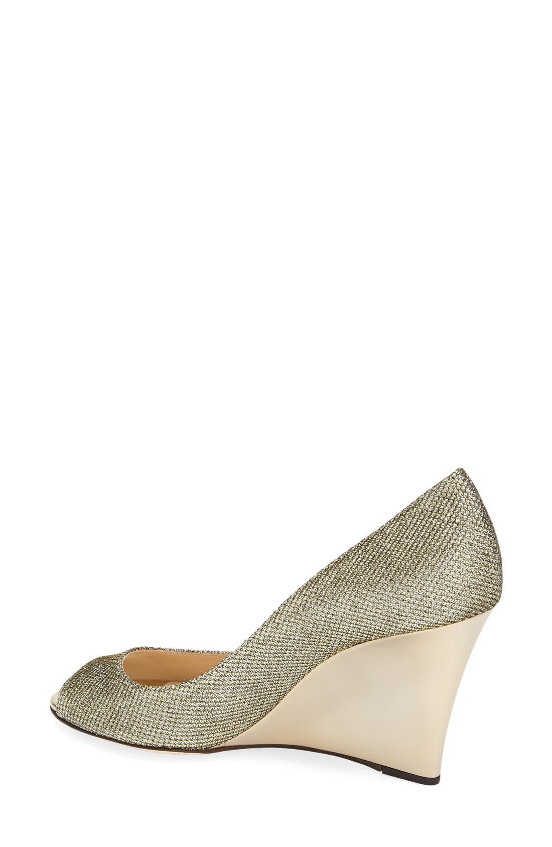 'Baxen' Wedge Pump, Alternate, color, LIGHT BRONZE