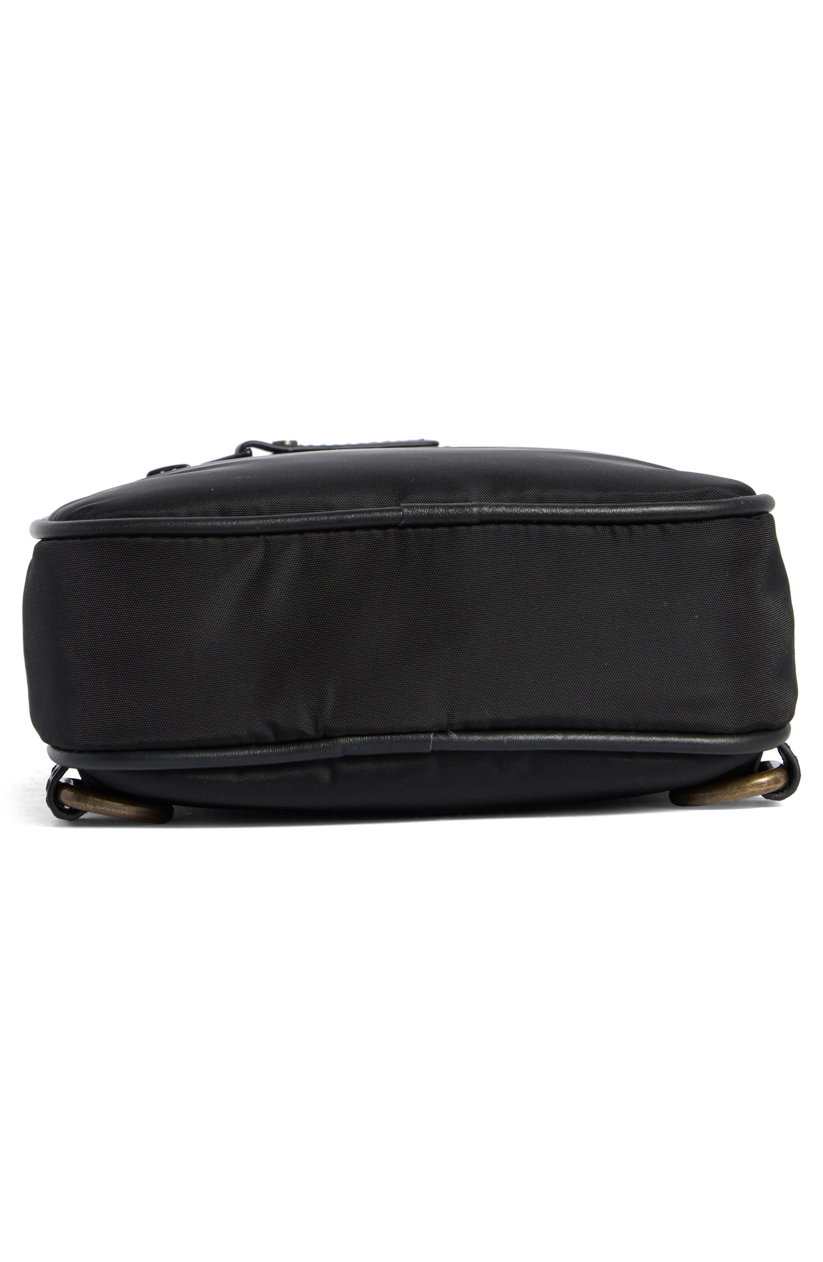 Johnston & Murphy Sling Crossbody Bag, Alternate, color, Black