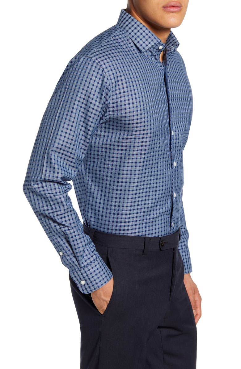 NORDSTROM MEN'S SHOP Trim Fit Non-Iron Dress Shirt, Alternate, color, 