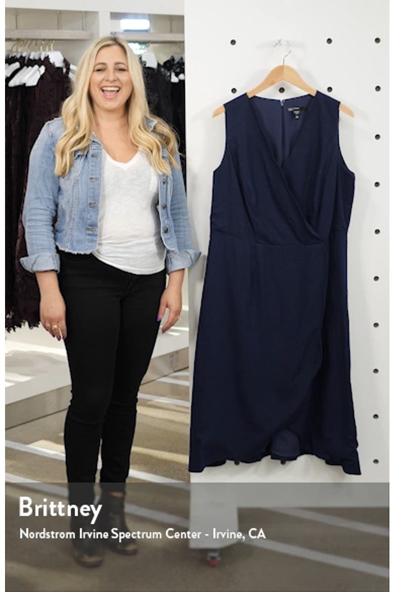 Rochelle Linen Blend Midi Dress video