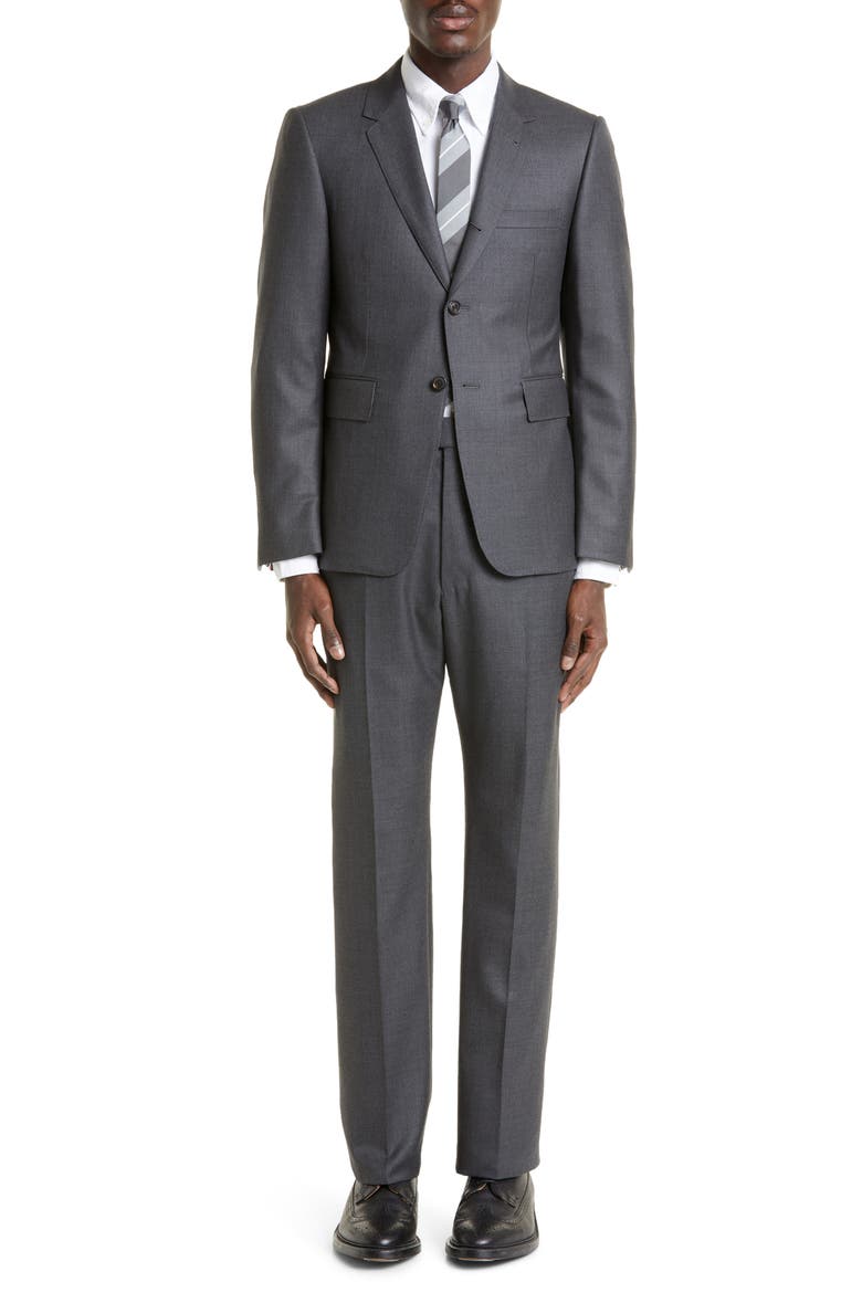Fit 1 Super 120s Wool Twill Sport Coat, Alternate, color, DARK GREY