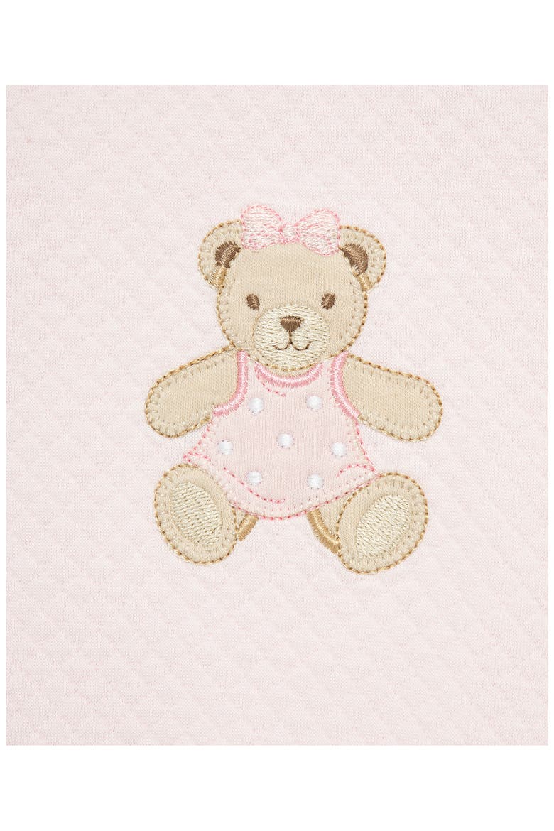 Kids' Bear Quilted Top, Pants & Hat 3-Piece Set, Alternate, color, PINK