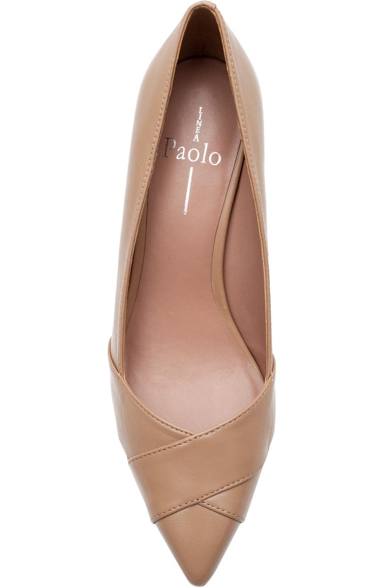 Linea Paolo Palos Pointed Toe Pump, Alternate, color, Desert Sand